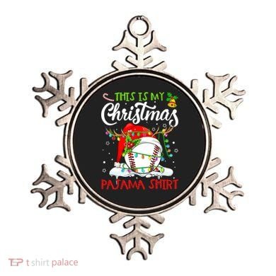 This Is My Christmas Baseball Pajama For Boys Ornament