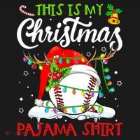 This Is My Christmas Baseball Pajama For Boys Ornament thumb 1