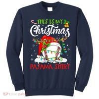 This Is My Christmas Baseball Pajama For Boys Sweatshirt thumb 0