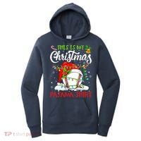 This Is My Christmas Baseball Pajama For Boys Women's Hoodie thumb 0