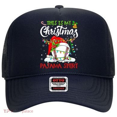 This Is My Christmas Baseball Pajama For Boys Hat