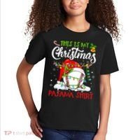 This Is My Christmas Baseball Pajama For Boys Kids T-Shirt thumb 2