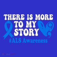 There Is More To My Story Blue Ribbon Als Awareness Month Gift Mousepad thumb 1
