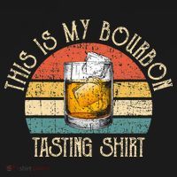 This Is My Bourbon Tasting Bourbon Lover Drinking Gift T-Shirt thumb 7