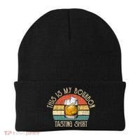 This Is My Bourbon Tasting Bourbon Lover Drinking Gift Beanie thumb 0