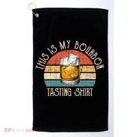 This Is My Bourbon Tasting Bourbon Lover Drinking Gift Golf Towel thumb 0