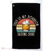 This Is My Bourbon Tasting Bourbon Lover Drinking Gift Golf Towel thumb 0