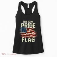 This Is My Pride Flag USA American 4th Of July Patriotic Women's Tank Top thumb 0