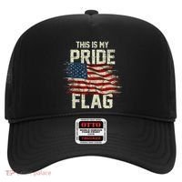 This Is My Pride Flag USA American 4th Of July Patriotic Hat thumb 0