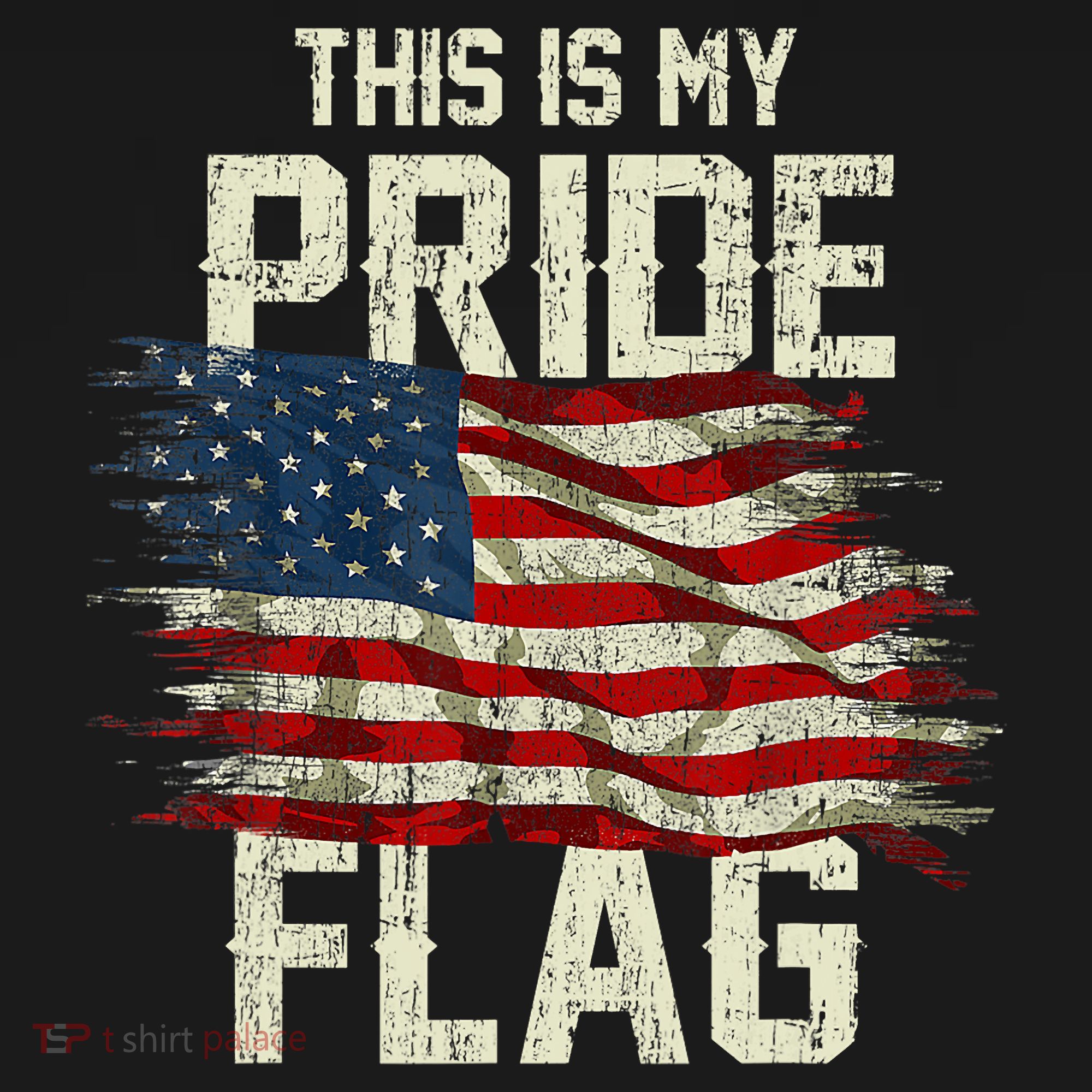 This Is My Pride Flag USA American 4th Of July Patriotic Tank Top