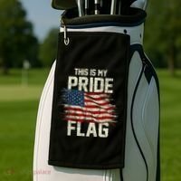 This Is My Pride Flag USA American 4th Of July Patriotic Golf Towel thumb 2