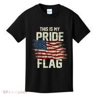 This Is My Pride Flag USA American 4th Of July Patriotic Kids T-Shirt thumb 0