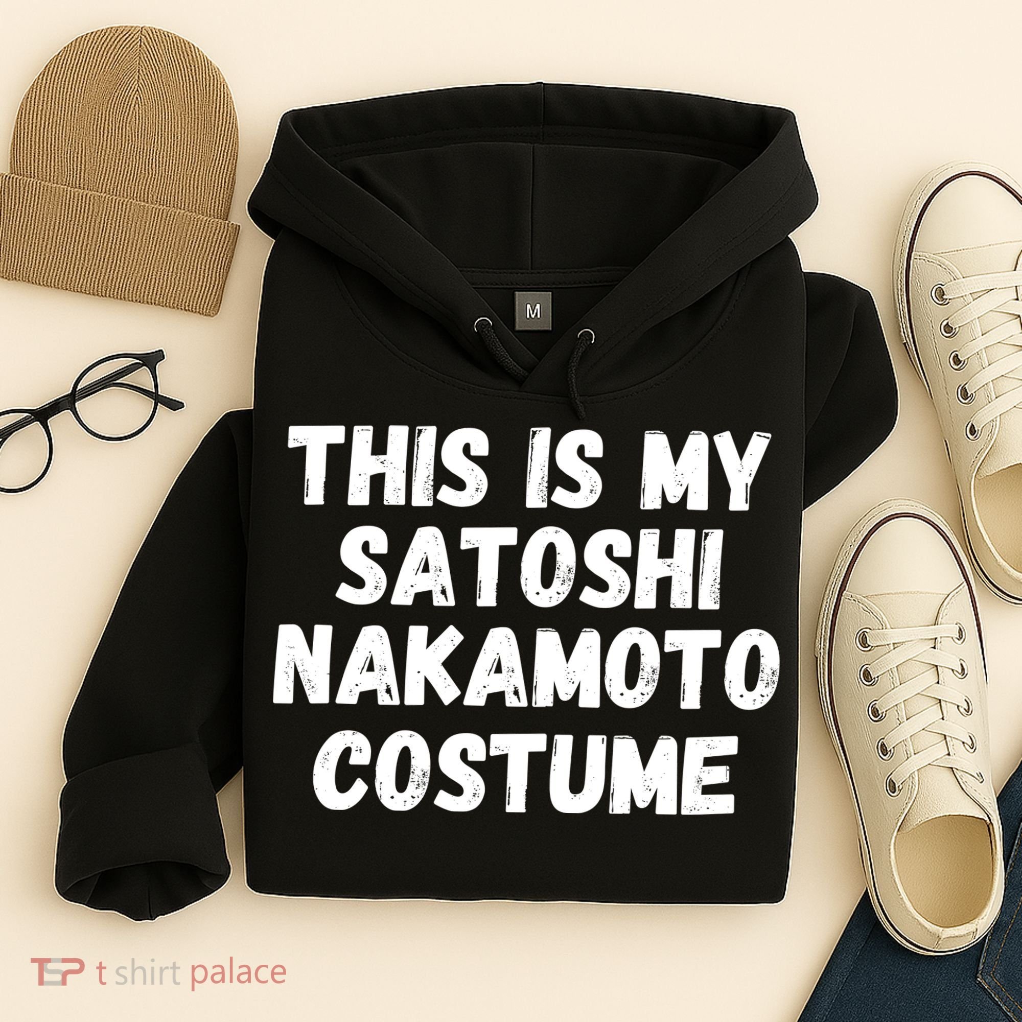 This Is My Satoshi Costume, Satoshi Nakamoto, Bitcoin, Cryptocurrency Hoodie