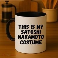 This Is My Satoshi Costume, Satoshi Nakamoto, Bitcoin, Cryptocurrency Coffee Mug thumb 4