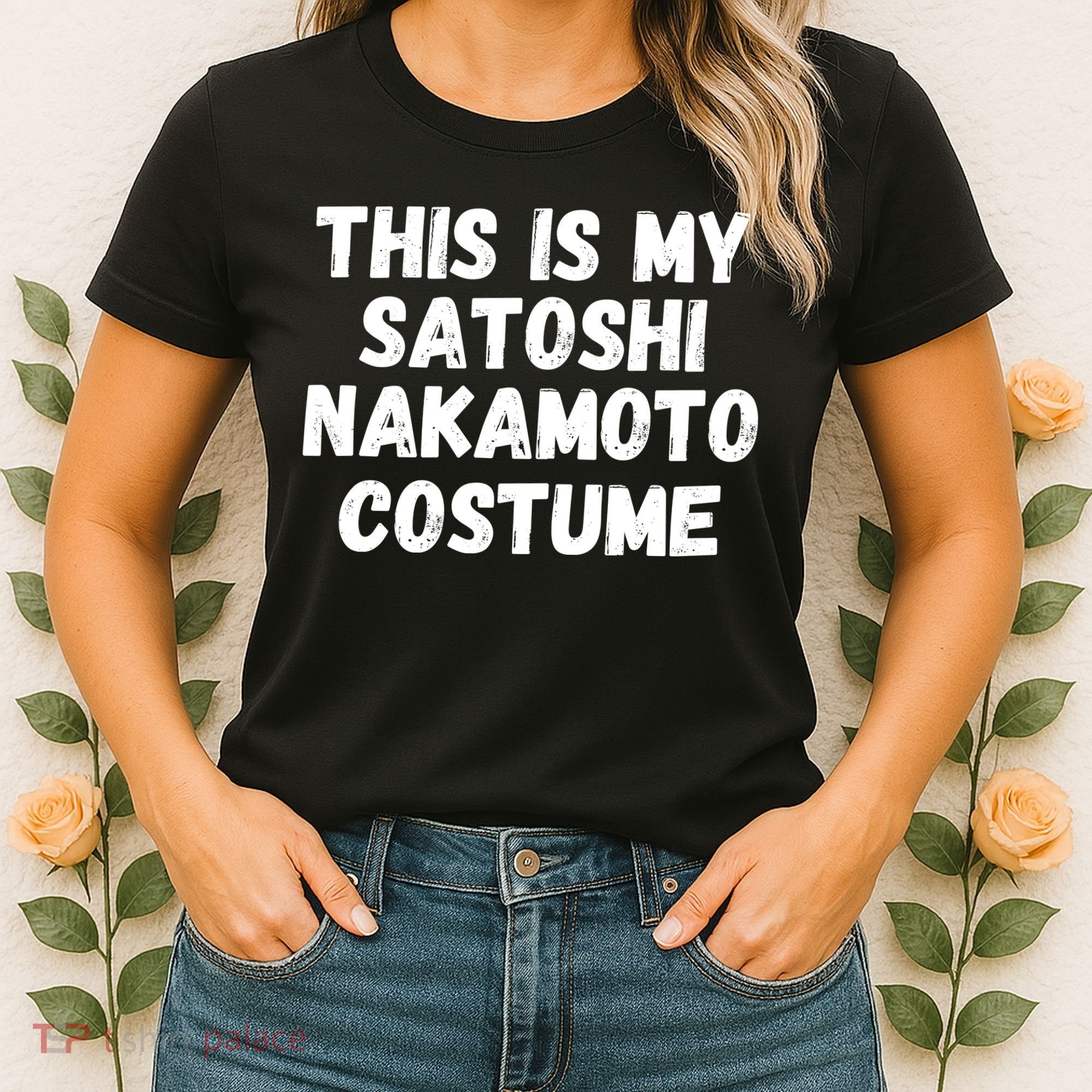 This Is My Satoshi Costume, Satoshi Nakamoto, Bitcoin, Cryptocurrency Women's T-Shirt