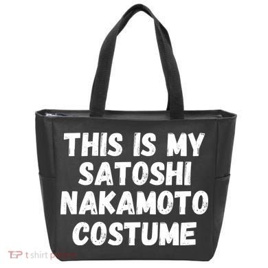 This Is My Satoshi Costume, Satoshi Nakamoto, Bitcoin, Cryptocurrency Tote Bag