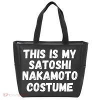 This Is My Satoshi Costume, Satoshi Nakamoto, Bitcoin, Cryptocurrency Tote Bag thumb 0