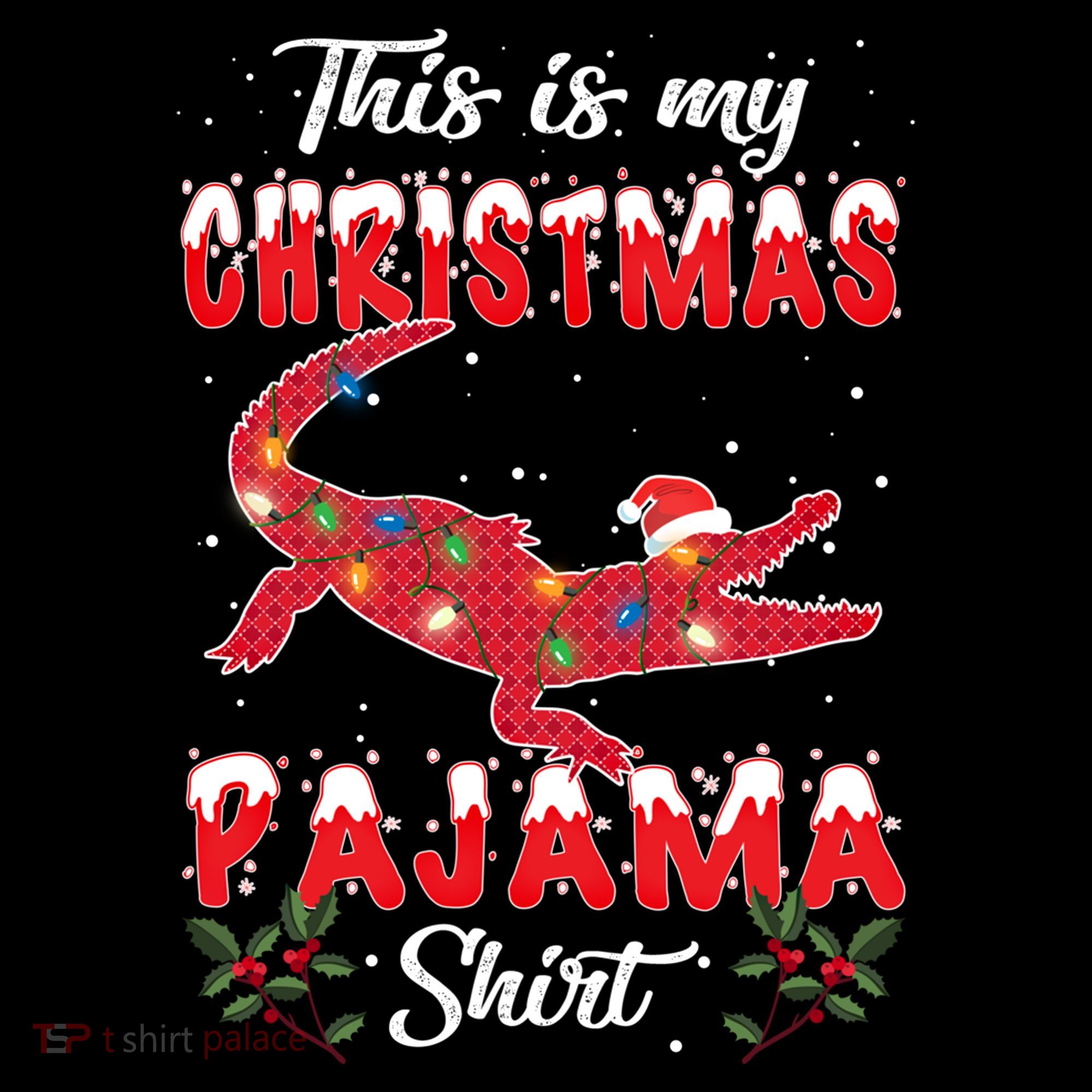 This Is My Alligator Christmas Pajamas Xmas Lights Family Gift Coffee Mug