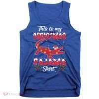 This Is My Alligator Christmas Pajamas Xmas Lights Family Gift Tank Top thumb 0