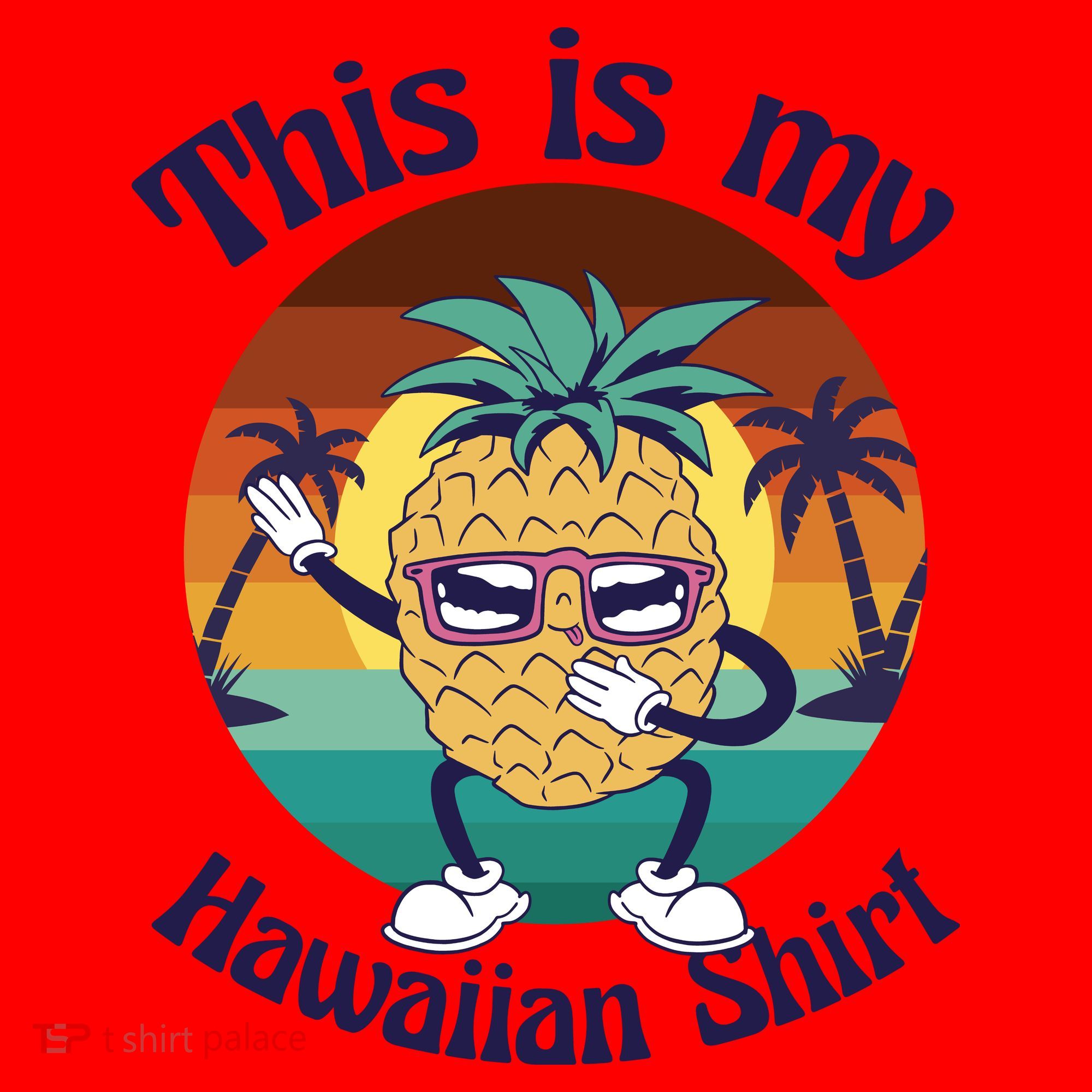 This Is My Hawaiian Shirt Funny Hawaii Santa Hat