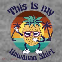 This Is My Hawaiian Shirt Funny Hawaii Toddler Hoodie thumb 2