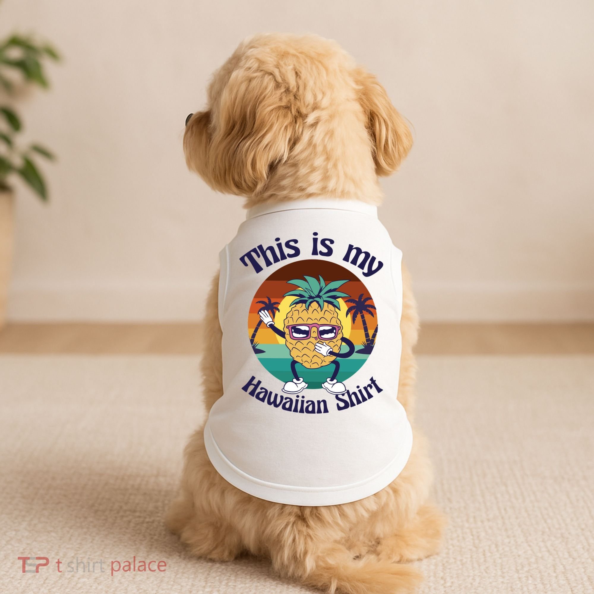 This Is My Hawaiian Shirt Funny Hawaii Doggie Tank