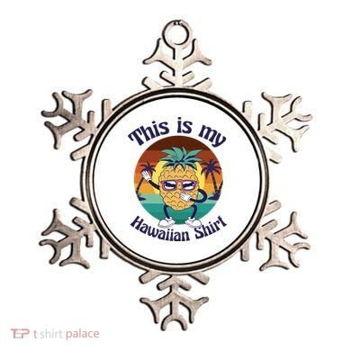 This Is My Hawaiian Shirt Funny Hawaii Ornament