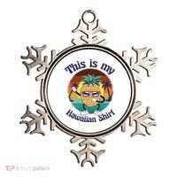 This Is My Hawaiian Shirt Funny Hawaii Ornament thumb 0