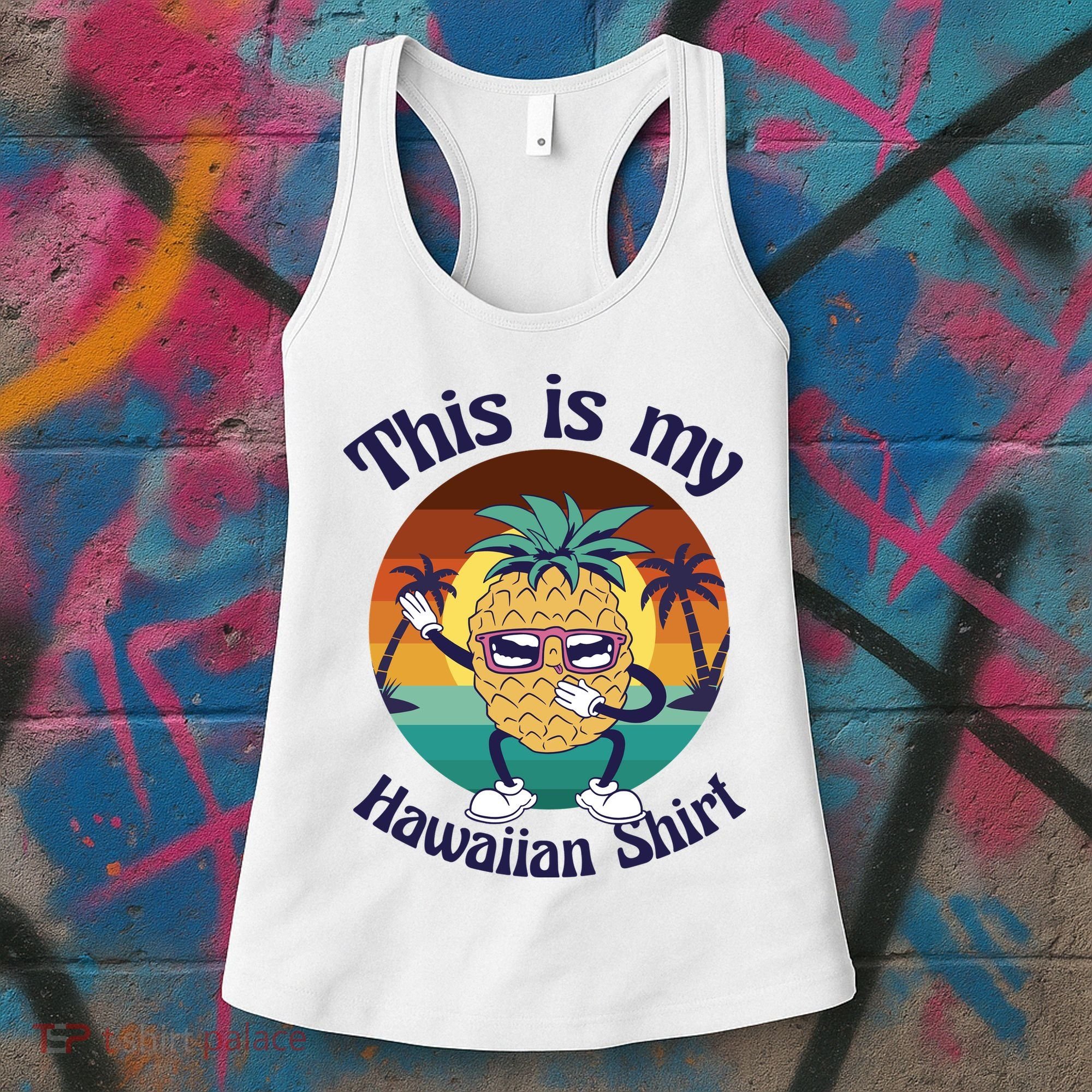 This Is My Hawaiian Shirt Funny Hawaii Women's Tank Top