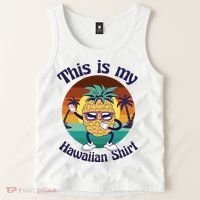 This Is My Hawaiian Shirt Funny Hawaii Tank Top thumb 2