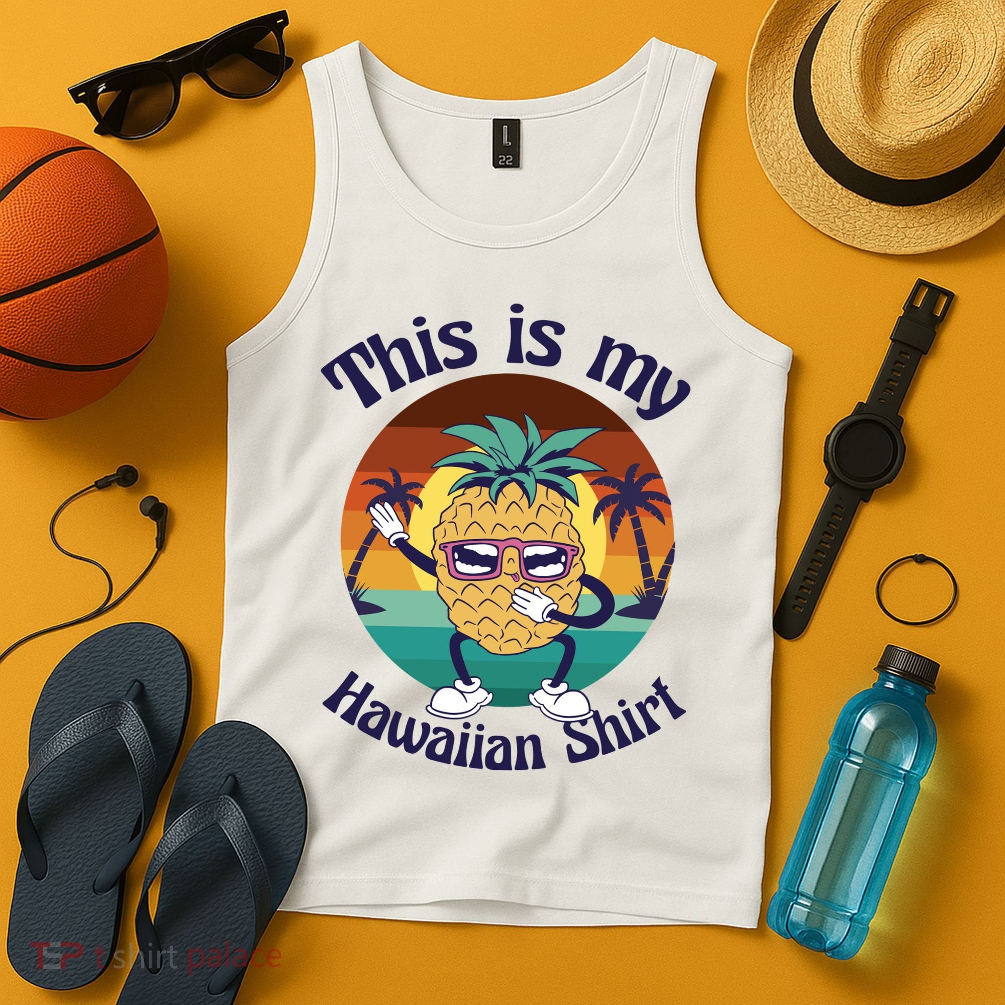 This Is My Hawaiian Shirt Funny Hawaii Tank Top