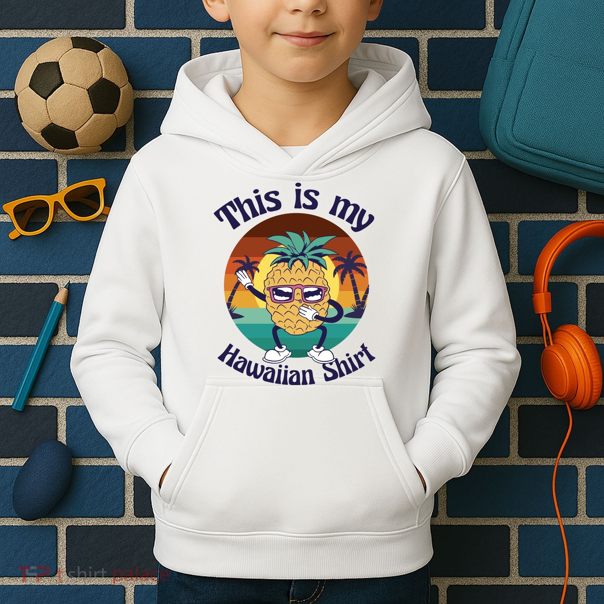 This Is My Hawaiian Shirt Funny Hawaii Kids Hoodie