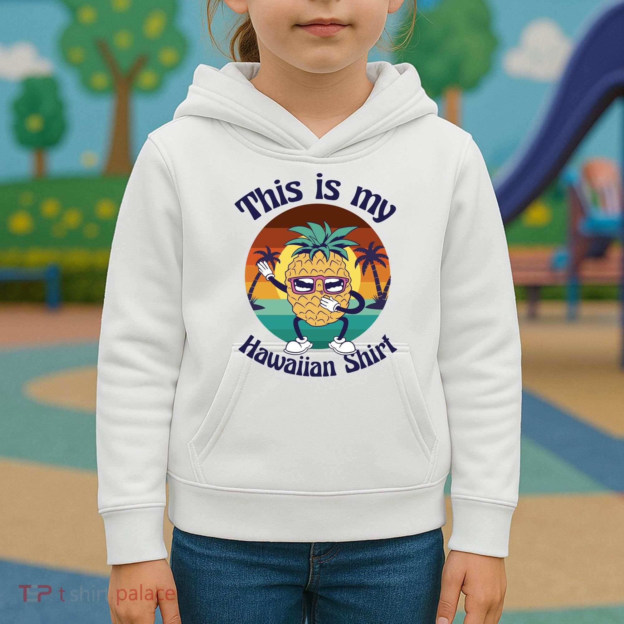 This Is My Hawaiian Shirt Funny Hawaii Kids Hoodie