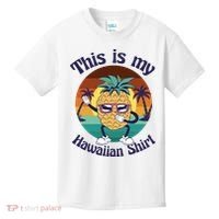This Is My Hawaiian Shirt Funny Hawaii Kids T-Shirt thumb 0