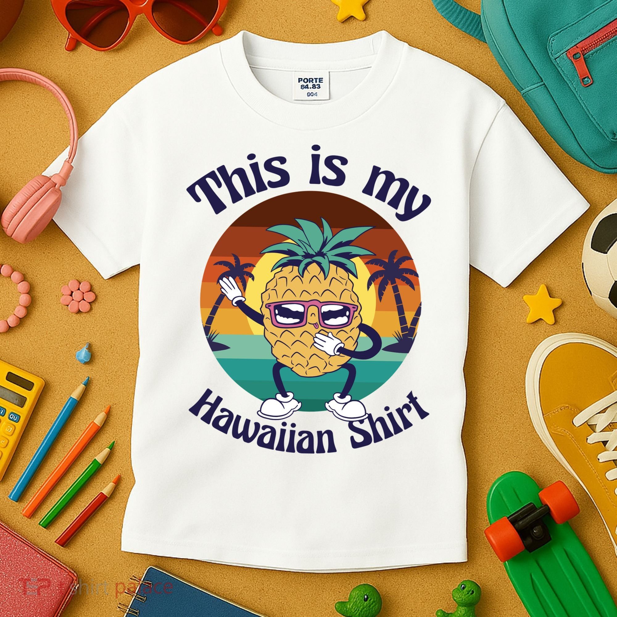 This Is My Hawaiian Shirt Funny Hawaii Kids T-Shirt