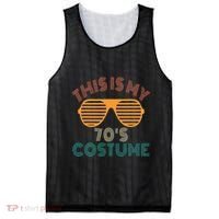 This Is My 70s Costume Retro 80s 90s Party Mesh Reversible Basketball Jersey Tank thumb 0