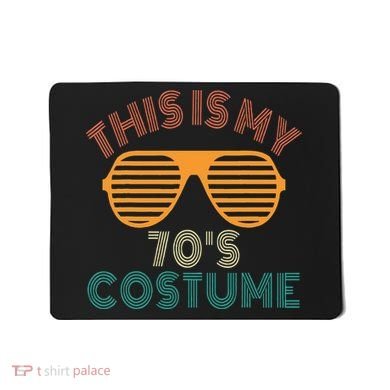 This Is My 70s Costume Retro 80s 90s Party Mousepad