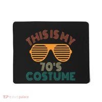 This Is My 70s Costume Retro 80s 90s Party Mousepad thumb 0