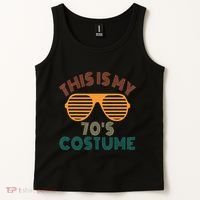 This Is My 70s Costume Retro 80s 90s Party Tank Top thumb 2