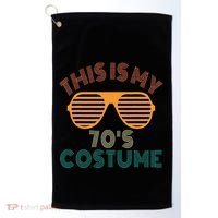 This Is My 70s Costume Retro 80s 90s Party Golf Towel thumb 0