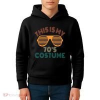 This Is My 70s Costume Retro 80s 90s Party Kids Hoodie thumb 4