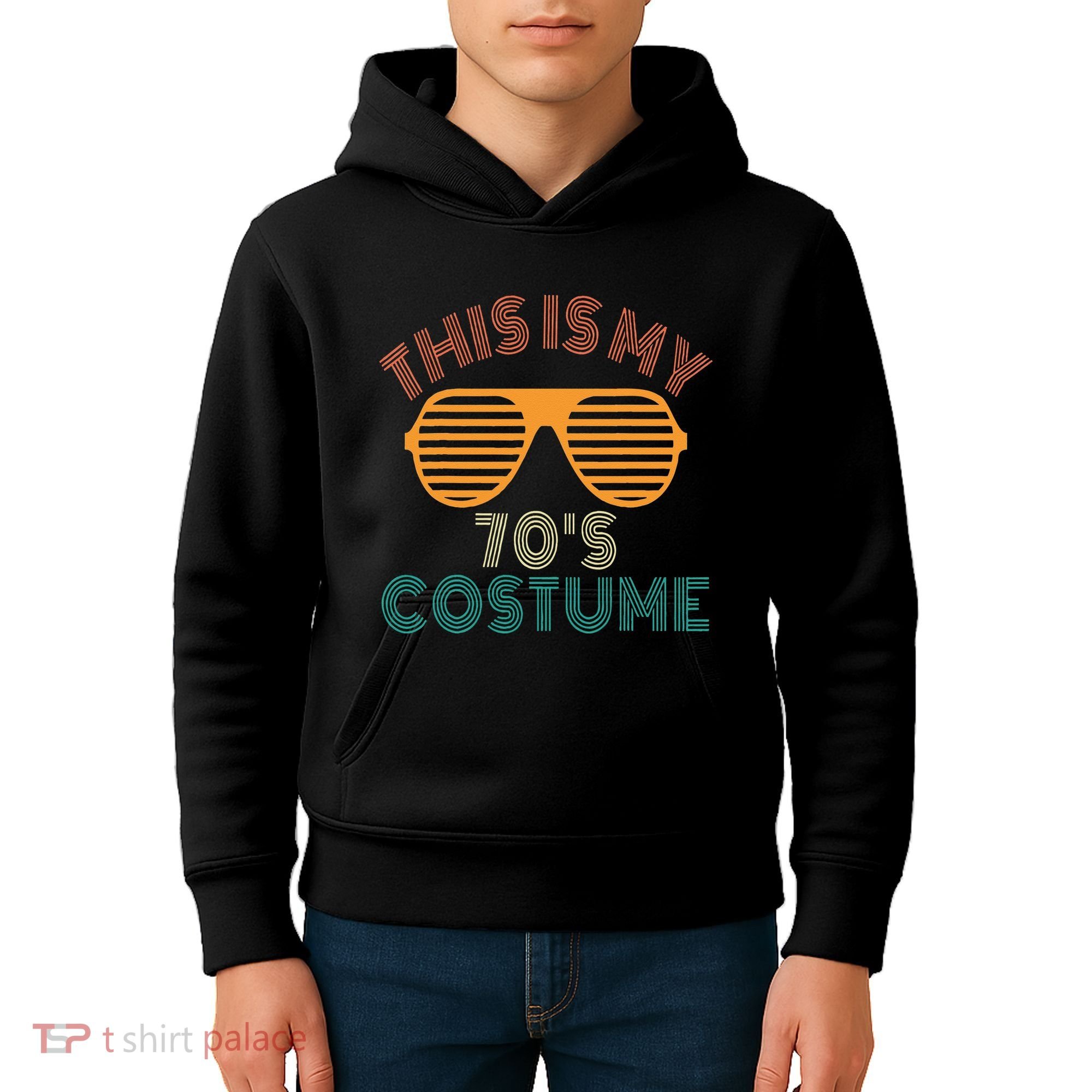 This Is My 70s Costume Retro 80s 90s Party Kids Hoodie