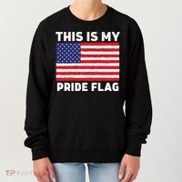 This Is My Pride Flag USA American Flag Women's Sweatshirt thumb 0