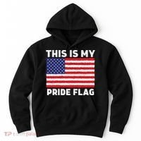 This Is My Pride Flag USA American Flag Hoodie thumb 0