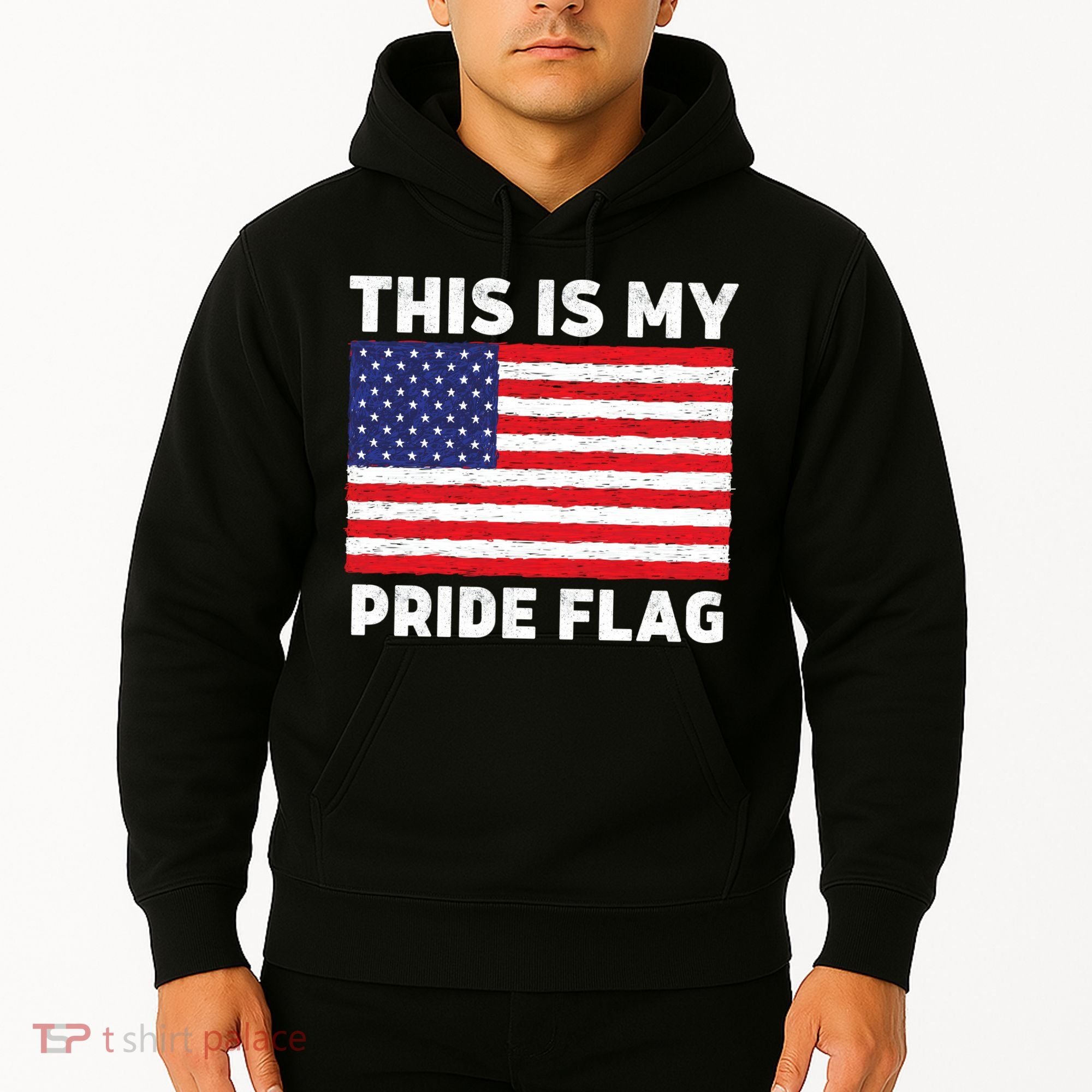 This Is My Pride Flag USA American Flag Hoodie