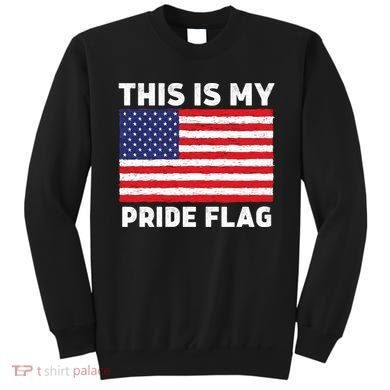 This Is My Pride Flag USA American Flag Sweatshirt