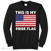 This Is My Pride Flag USA American Flag Sweatshirt thumb 0