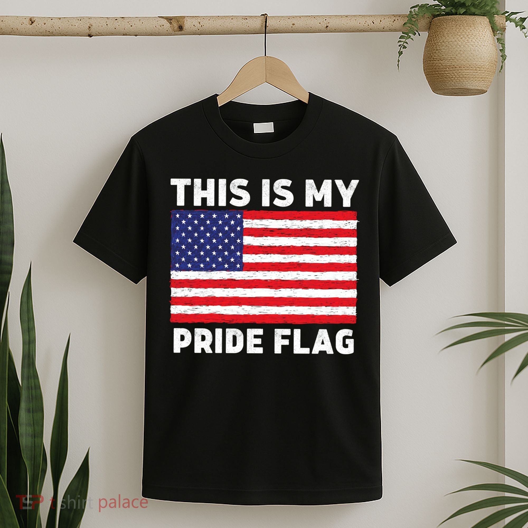 This Is My Pride Flag USA American Flag T-Shirt