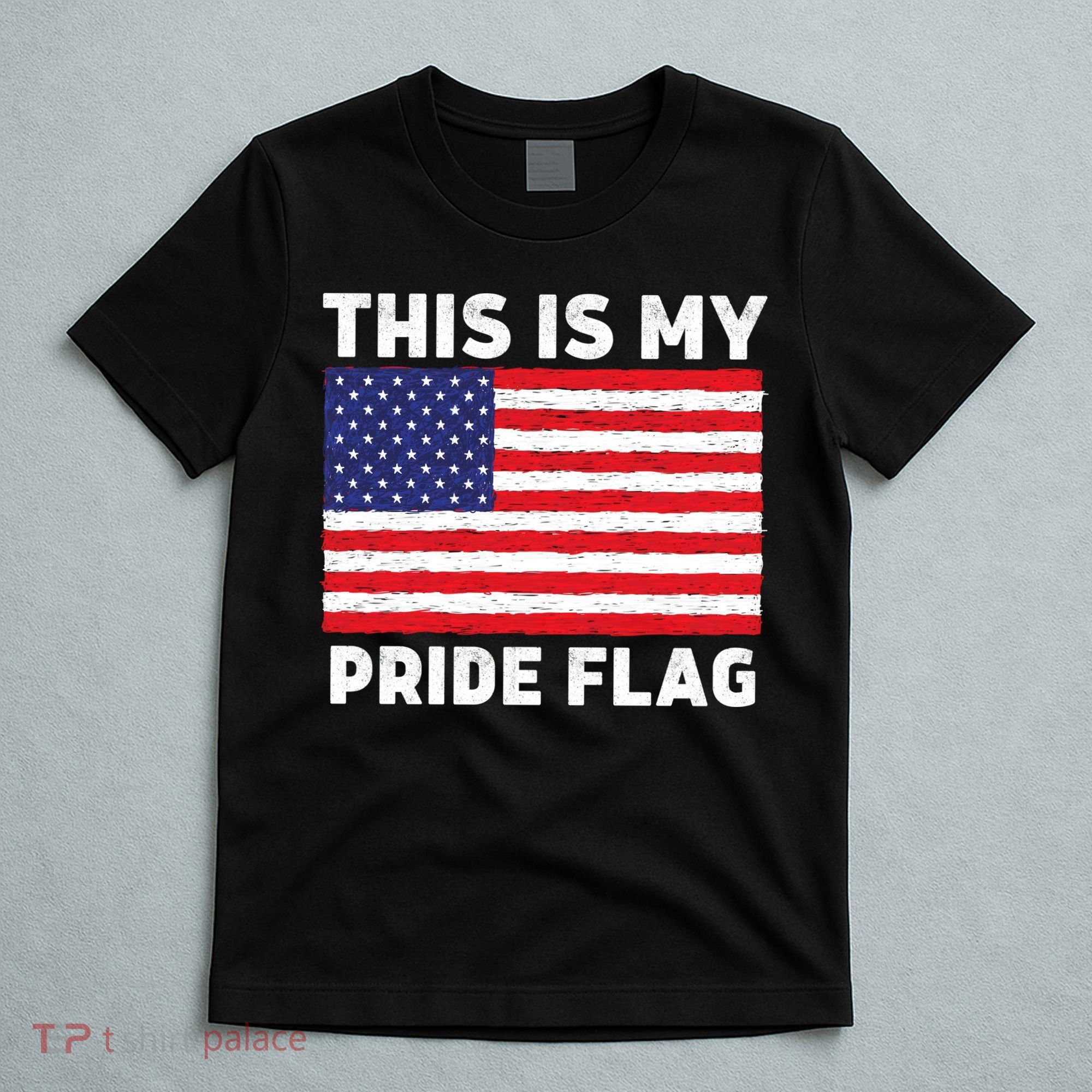 This Is My Pride Flag USA American Flag T-Shirt
