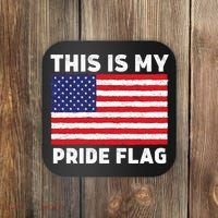 This Is My Pride Flag USA American Flag Coaster thumb 0